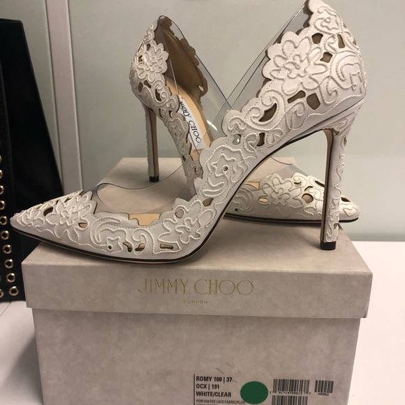 jimmy choo clear heels